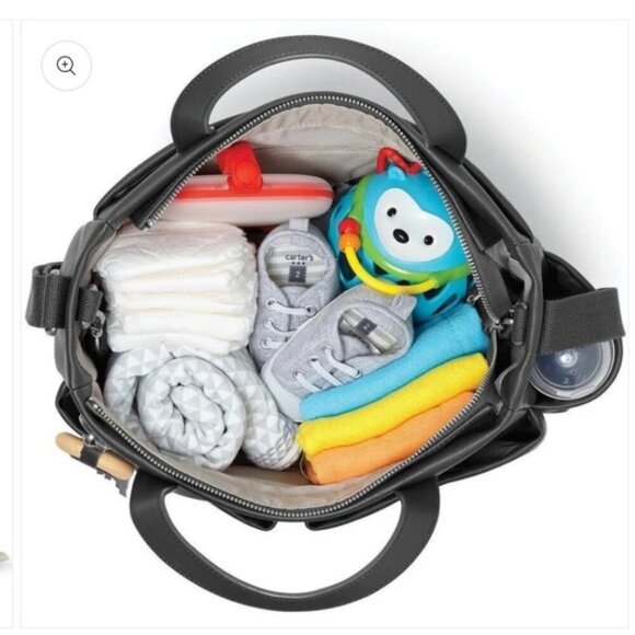 SKIP HOP GREENWICH DIAPER BAG SMOKE - Picture 14 of 16